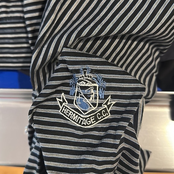 Fairway & Greene Hermitage CC long sleeve polo size large men’s - Picture 9 of 11